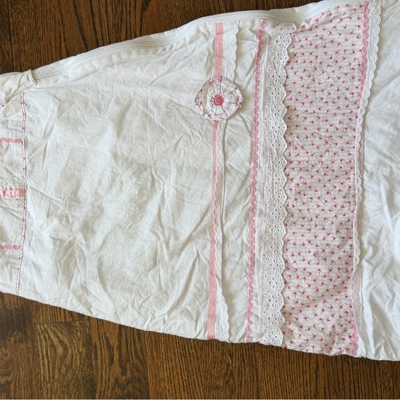 Pink and White Kids Sleep Sack - Picture 7 of 7